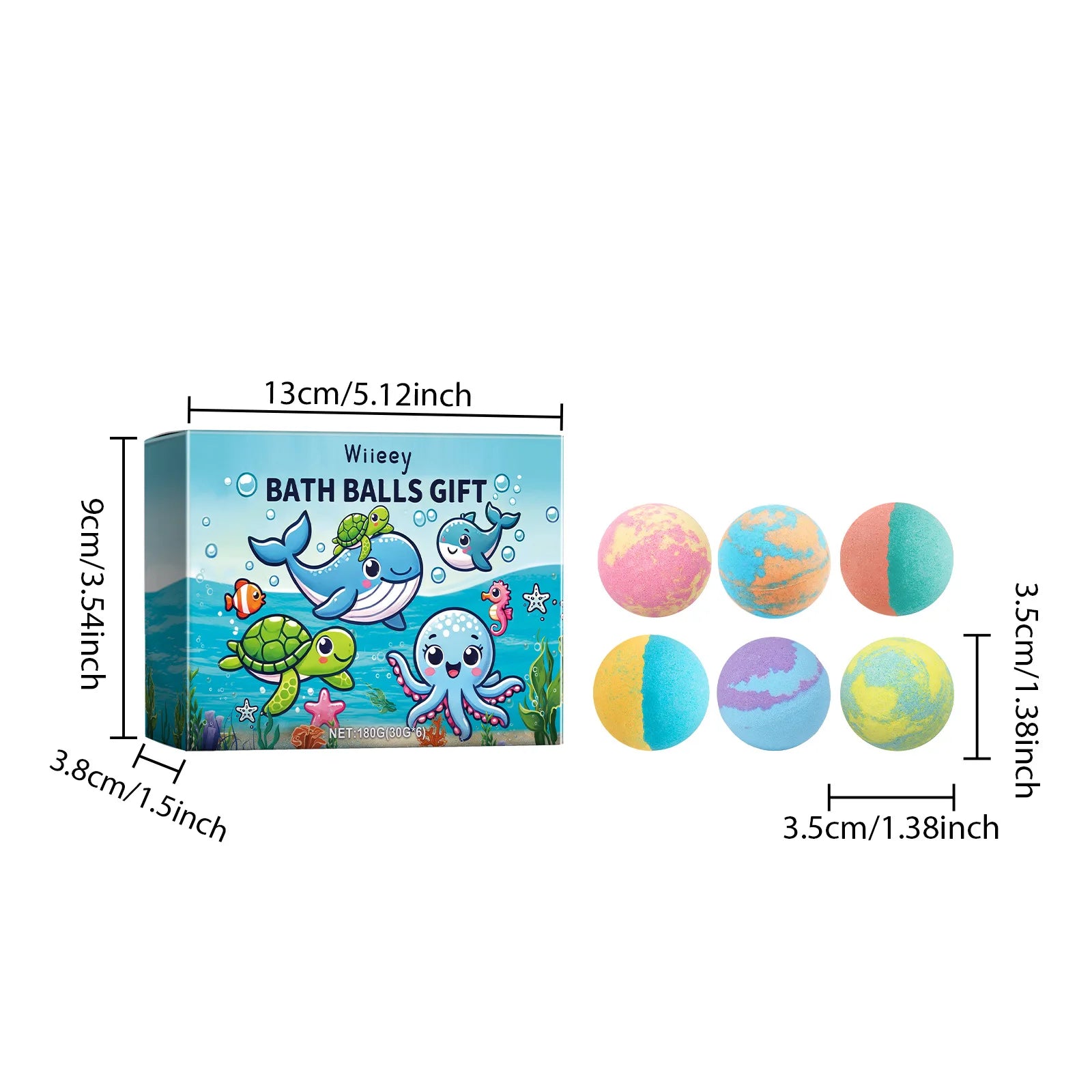 Luxury Scented Bath Bombs For Kids (Free Shipping)