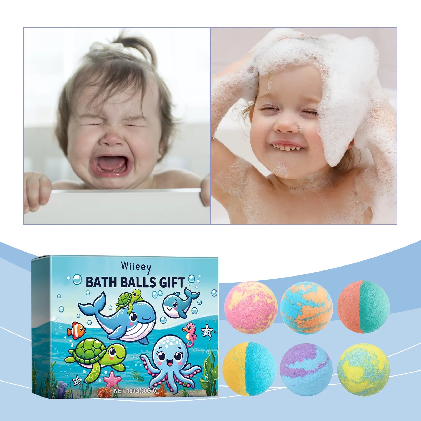 Luxury Scented Bath Bombs For Kids (Free Shipping)