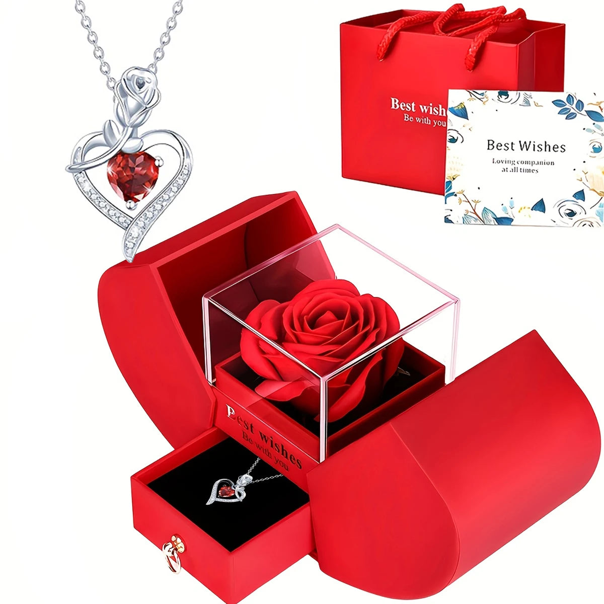 Mother's Day Eternal Rose Jewelry Box (Free Shipping)