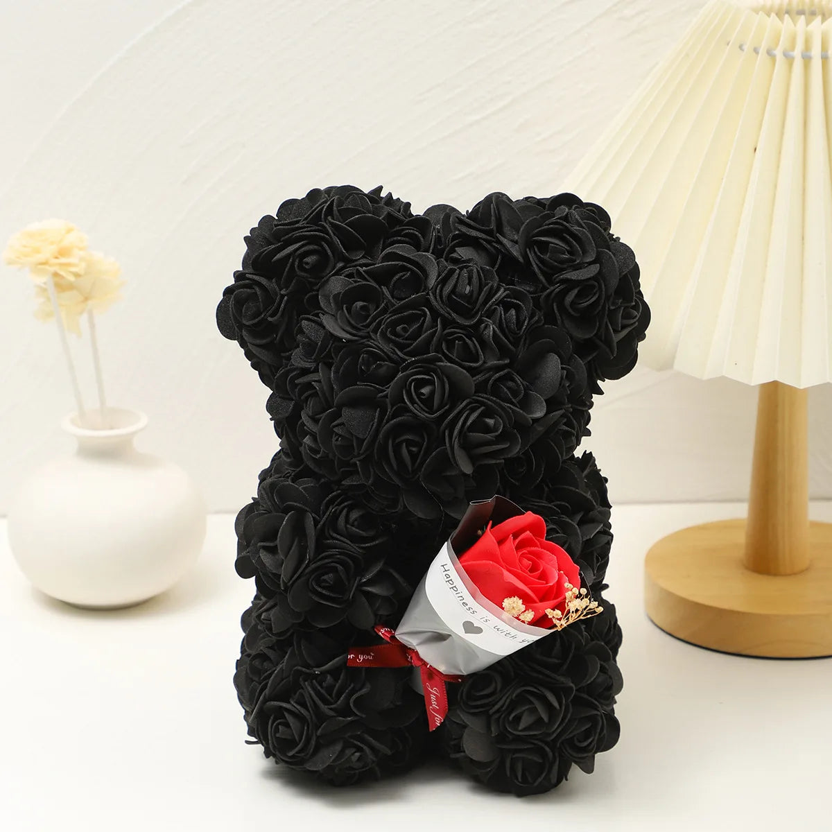 Mother's Day Foam Rose Teddy Bear Bouquet