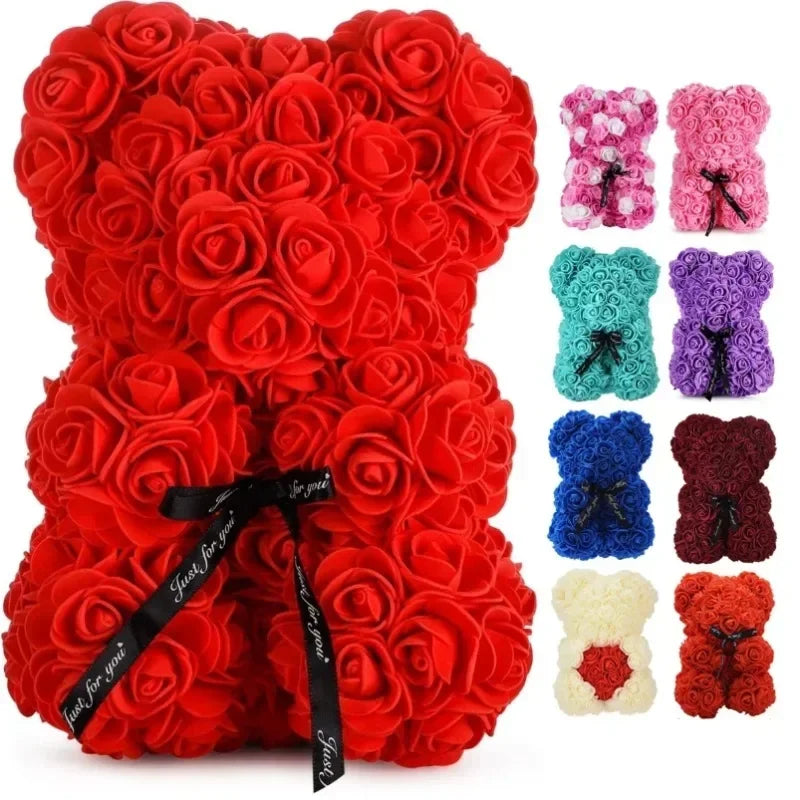 Mother's Day Eternal Rose Teddy Bear Gift