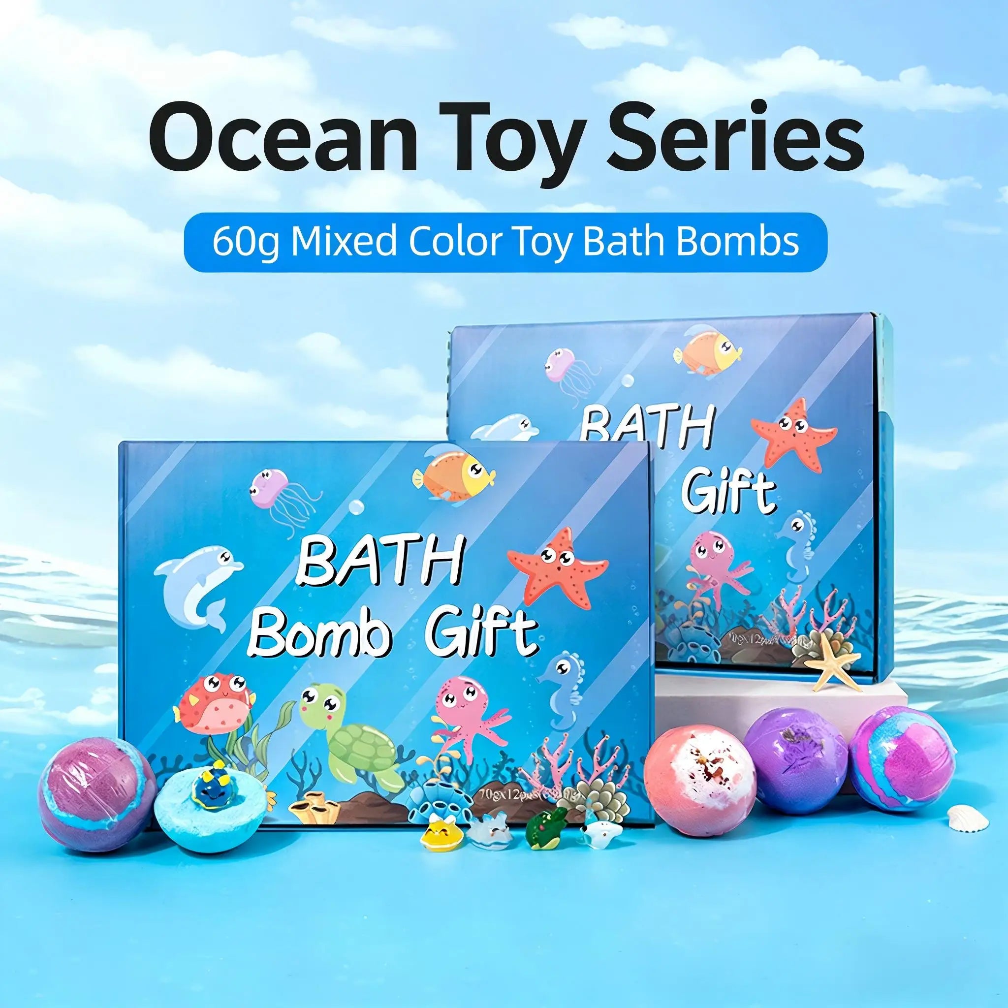 Luxury Scented Bath Bombs For Kids (Free Shipping)
