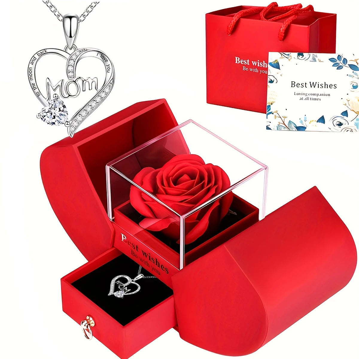 Mother's Day Eternal Rose Jewelry Box (Free Shipping)