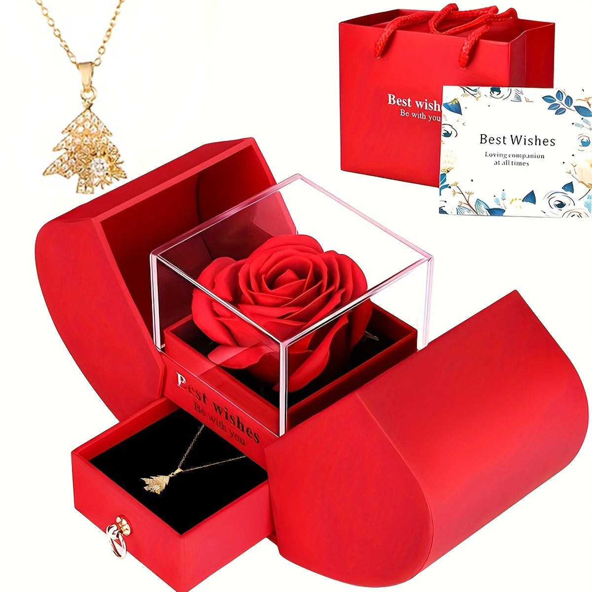 Mother's Day Eternal Rose Jewelry Box (Free Shipping)