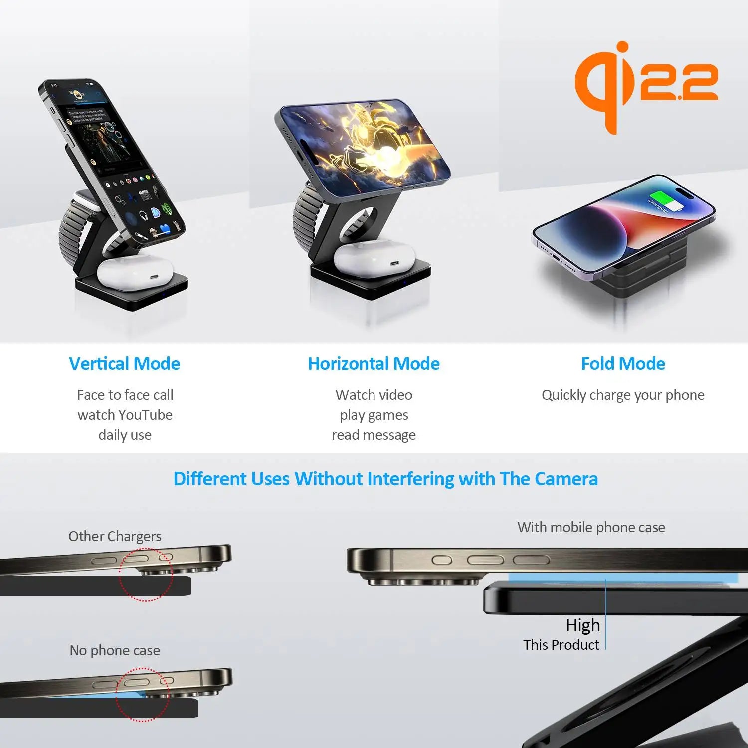 Magnetic 3-in-1 Wireless Charger