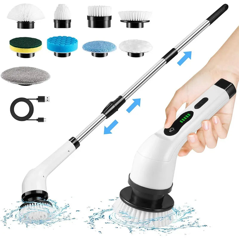 Electric Bathroom Kitchen Cleaning Brush