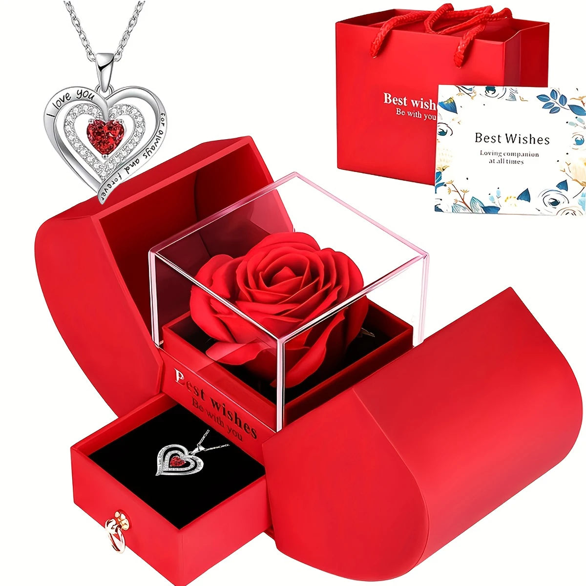 Mother's Day Eternal Rose Jewelry Box (Free Shipping)