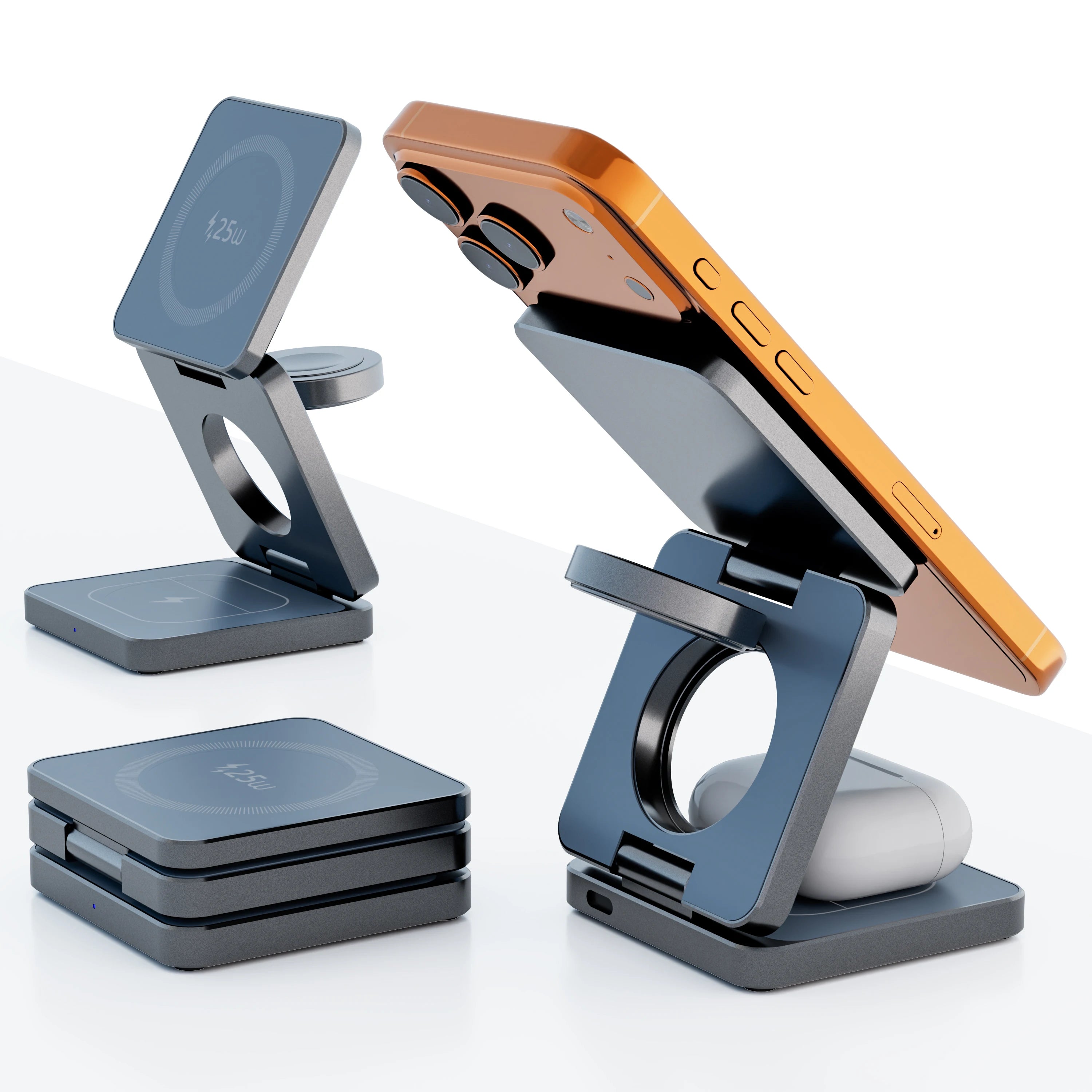 Magnetic 3-in-1 Wireless Charger