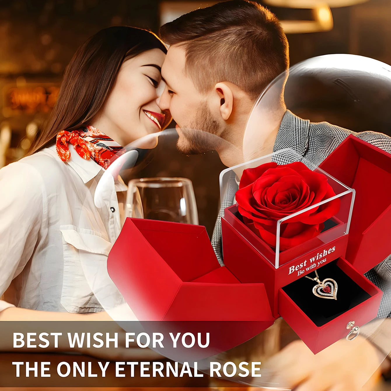 Mother's Day Eternal Rose Jewelry Box (Free Shipping)