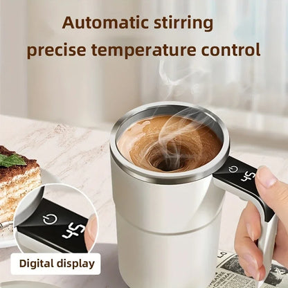 Smart mixing coffee cup LED display