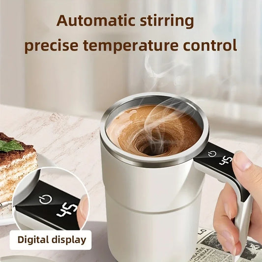 Smart mixing coffee cup LED display