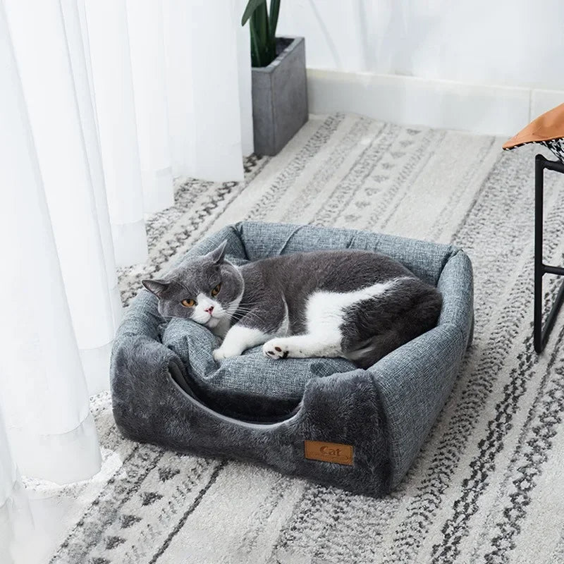 Premium Triangle Cat Nest Bed