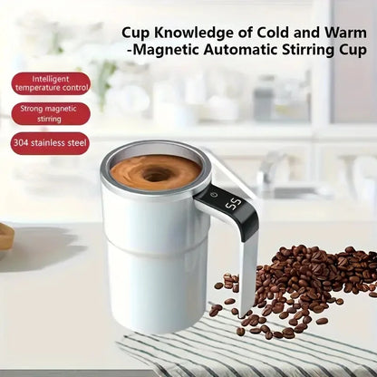 Smart mixing coffee cup LED display