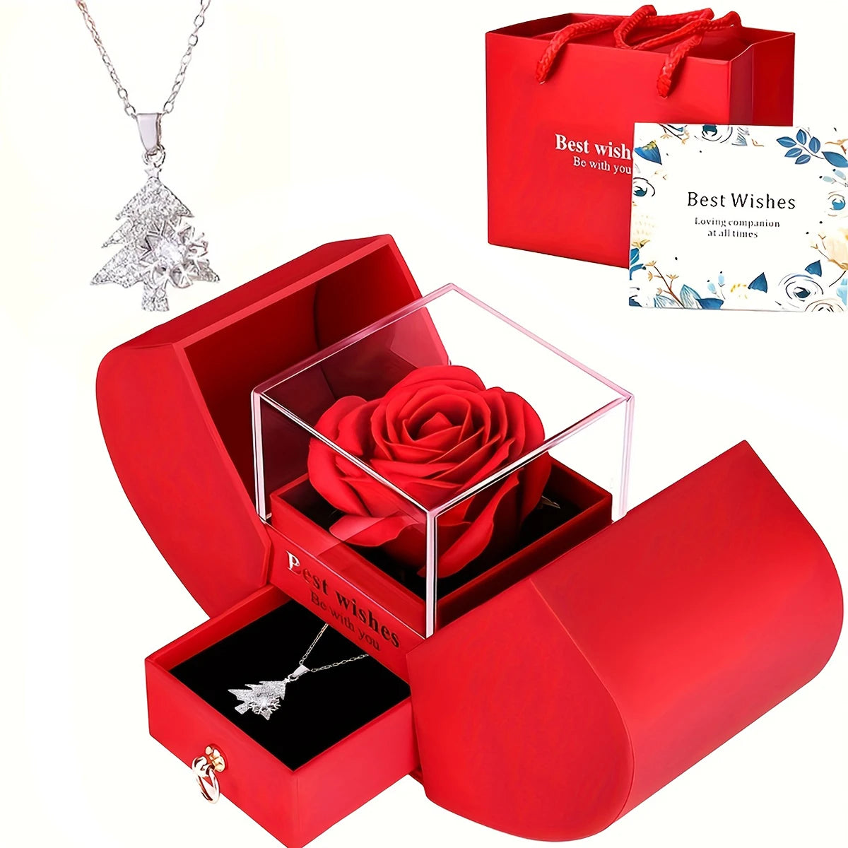Mother's Day Eternal Rose Jewelry Box (Free Shipping)